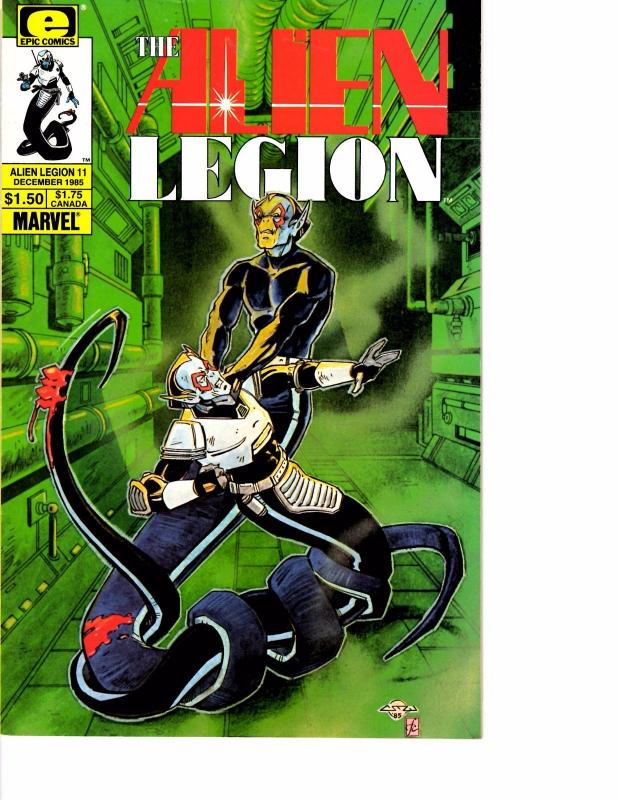 Lot Of 5 Alien Legion Epic Comic Books #6 10 11 12 17  BH54