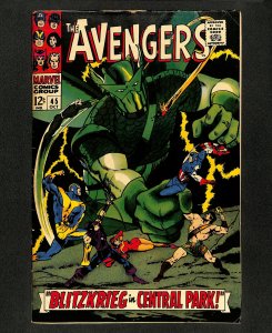 Avengers #45 Super-Adaptoid! Scarlet Witch! Captain America!