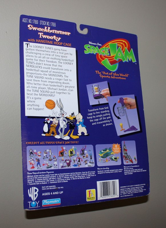 Michael Jordan Space Jam  Swackhammer, Tweety Figure MOC  1996