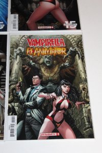 Complete Set Vampirella Vs Reanimator 1-4 NM 2018 BOARDED Desjardins Variant
