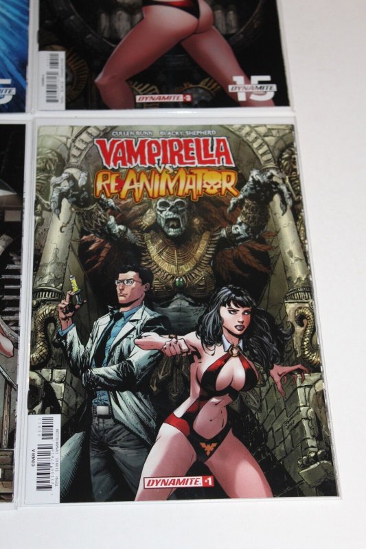 Complete Set Vampirella Vs Reanimator 1-4 NM 2018 BOARDED Desjardins Variant