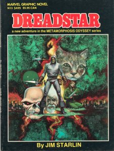 Dreadstar #3 - Marvel Graphic Novel Jim Starlin - (VF) 1982 Cat and Skull Cover