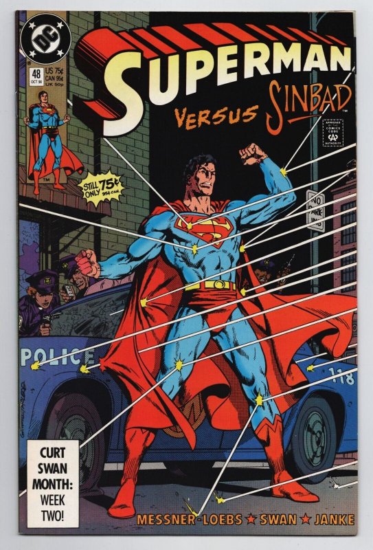 Superman #48 | Sinbad (DC, 1990) FN 