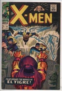 X-MEN #25, VF/NM, EL Tigre, Movie, Mutants, Dick Ayers, 1963 1966,