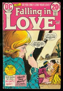 FALLING IN LOVE #138 1972-DC ROMANCE-LOVE PROBLEMS-RARE G/VG