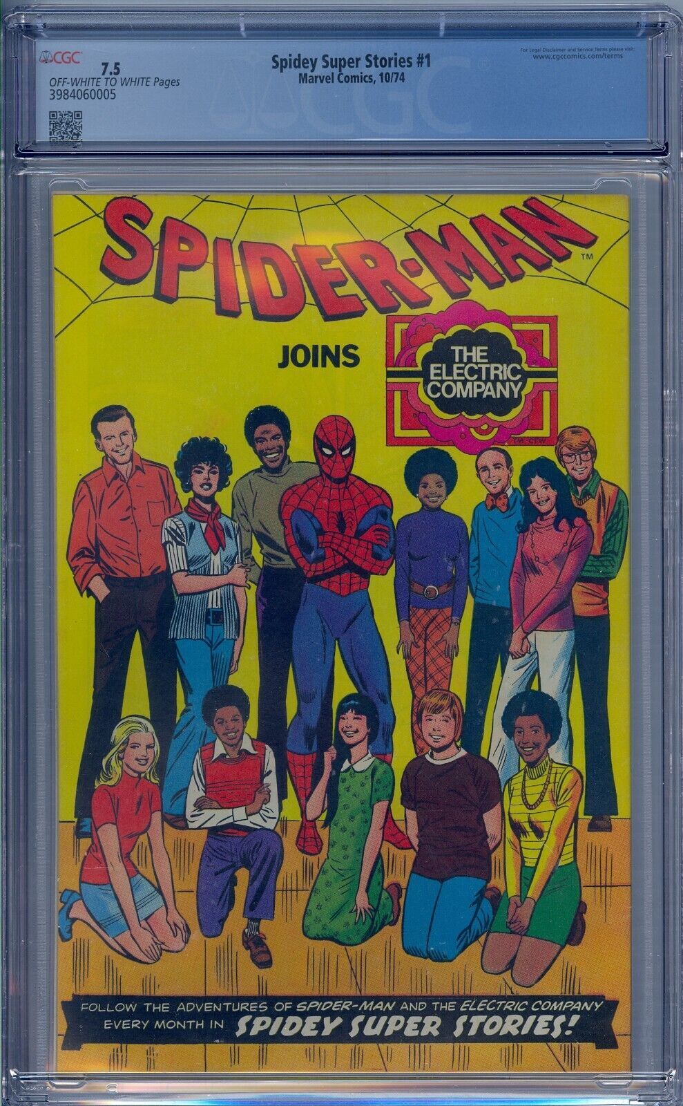 Spidey Super Stories 1 CGC 7.5 Origin Retold Electro Vulture