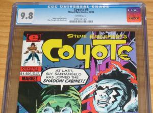 Coyote #8 CGC 9.8 steve englehart - steve ditko - highest graded - epic comics