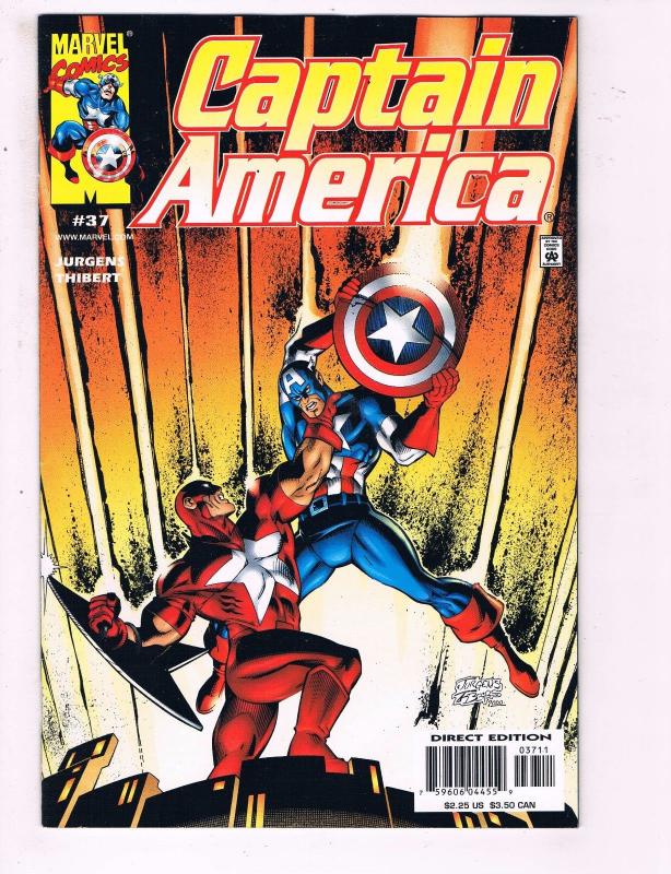 Captain America #37 VF Marvel Comics Comic Book Jurgens 2001 DE11