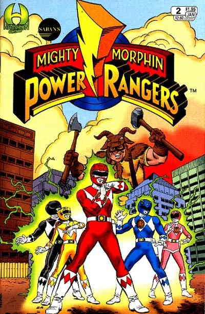 Mighty Morphin Power Rangers (Saban's? 1st Series) #2 VF ; Hamilton