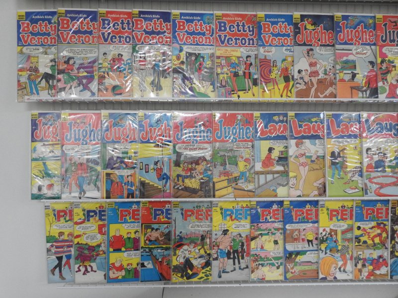 Huge Lot of 105 Cartoon Comics W/ Archie, Betty and Veronica +More Avg. FN Cond.