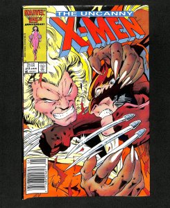 Uncanny X-Men #213 Sabertooth vs. Wolverine!