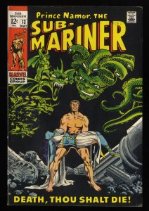 Sub-Mariner #13 FN- 5.5 1st Gargantos!
