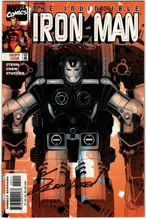 Iron Man #20 (1999) Signed By Artist on Cover $4.99 UNLIMITED SHIPPING !!!