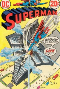 Superman (1st Series) #262 VF ; DC | March 1973 Destroyed Building