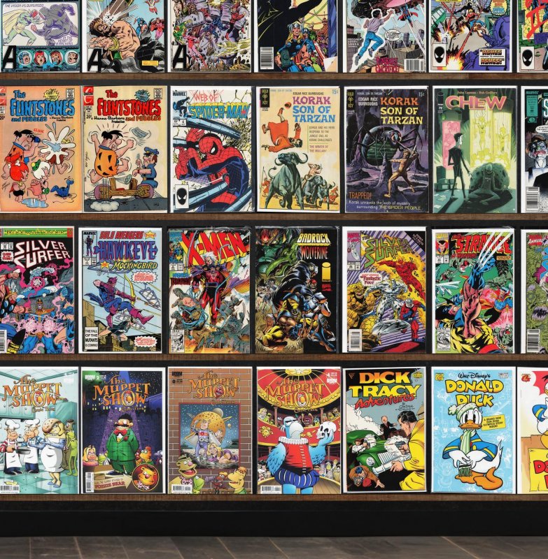 Huge Lot 120+ Comics with Donald Duck, Superman, Captain America & More!