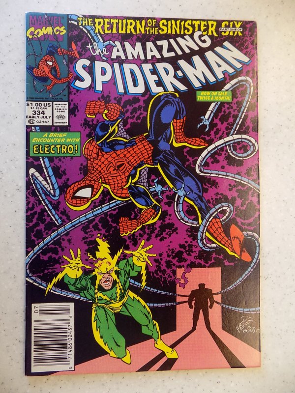 AMAZING SPIDER-MAN # 334 MARVEL ACTION ADVENTURE