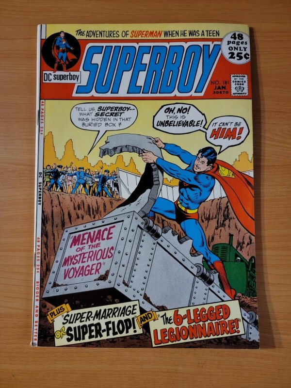 Superboy #181 ~ NEAR MINT NM ~ 1972 DC Comics