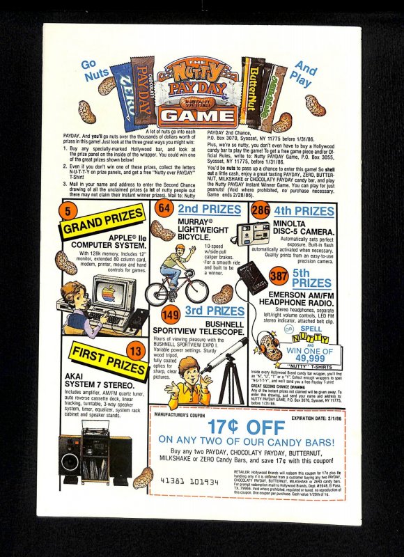 Fantastic Four #281 X-Men Crossover! Mad Thinker!