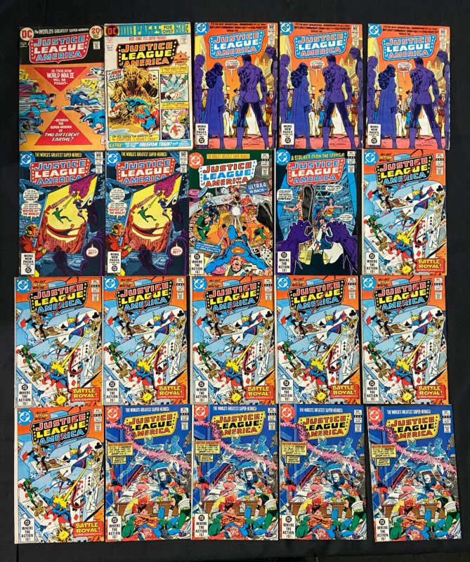 DC Bronze-Copper JUSTICE LEAGUE OF AMERICA 103 Mid Grade Comic Lot VF JLA