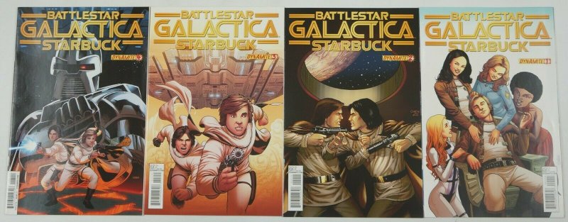 Classic Battlestar Galactica: Starbuck #1-4 VF/NM complete series - dynamite set 