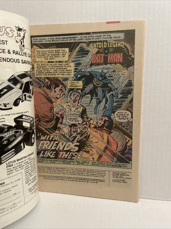 The Untold legend of the Batman #2