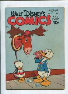 WALT DISNEYS COMICS & STORIES VOL 8 #1 (4.0) *THE FISHERMAN COLLECTION* 1947