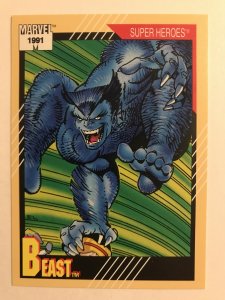 BEAST #40 : Marvel Universe 1991 Series 2 card; Impel, NM/M Hi Grade
