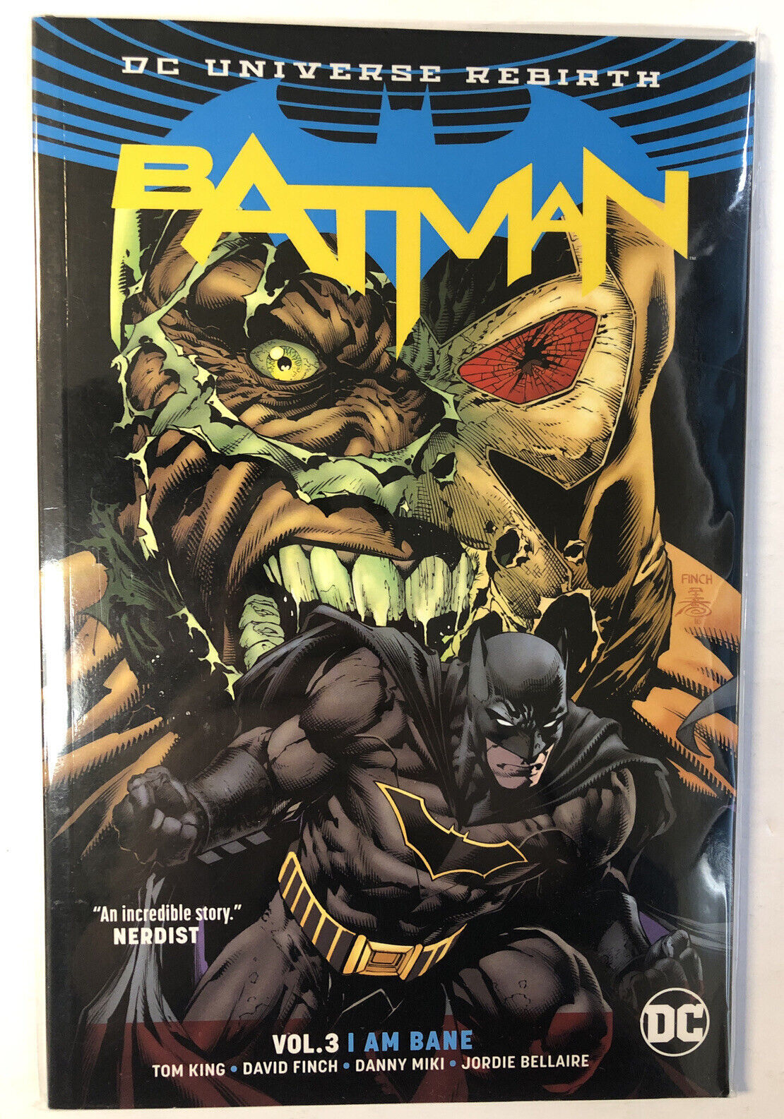 Batman Rebirth Vol. 3: I Am Bane | TPB Softcover (2017)(NM) Tom King |  Comic Books - Modern Age, DC Comics, Batman / HipComic