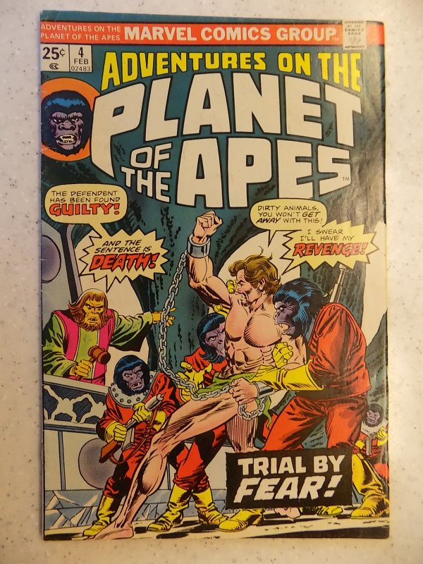 PLANET OF THE APES # 4 MARVEL MOVIE SCI-FI FANTASY ADVENTURE