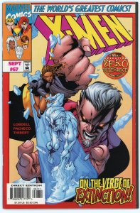X-Men #67 (1991 v2) Scott Lobdell Iceman Bastion NM