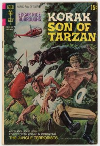 Korak Son of Tarzan 43 VGFN 5.0 Bronze Age Gold Key 1971 George Wilson Cover