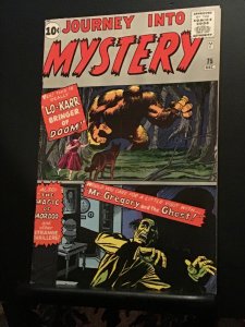 Journey into Mystery #75 (1961) High-grade  horror VF+ Kirby, Ditko  Oregon Cert