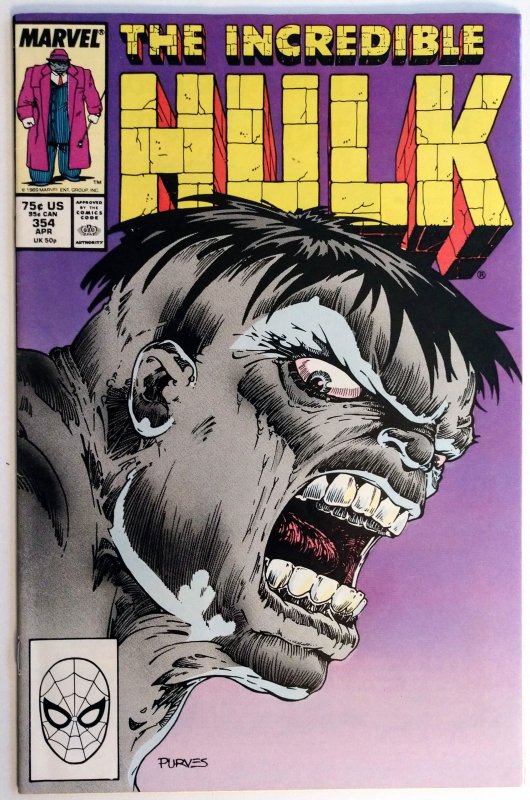 The Incredible Hulk #354 (VF+, 1990)