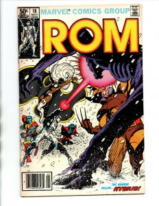 Rom #17 & 18 newsstand - X-Men - 1981 - FN/VF