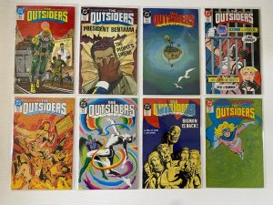Outsiders (1st series) lot 22 diff from:#1-28 + bonus avg 8.0 VF (1985-88)