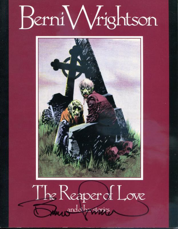 BERNI WRIGHTSON REAPER of LOVE, VF/NM, Signed Bernie Wrightson, 1st, sc, 1988