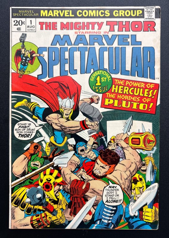 Marvel Spectacular #1 (1973) Jack Kirby -Thor vs Hercules - 1st App Titans - VF