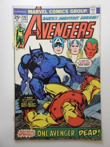 The Avengers #136 (1975) VG Condition!