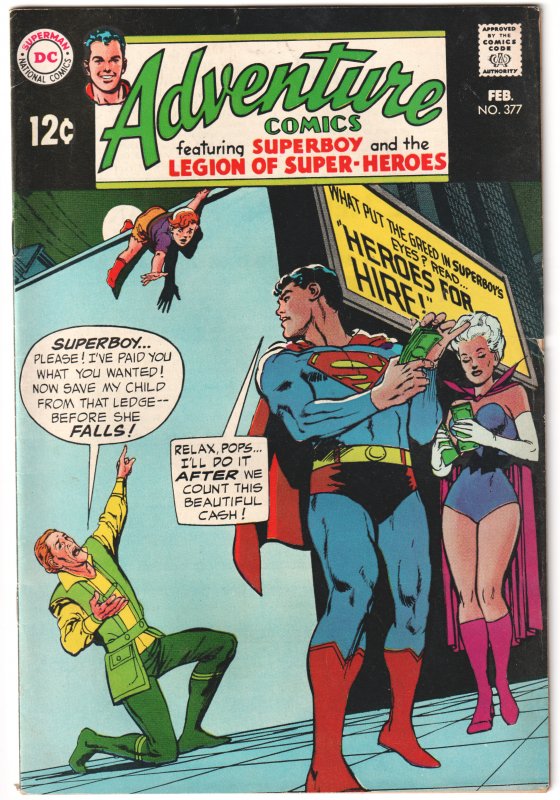 Adventure Comics #377 (1969) Ollie