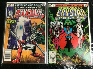 CRYSTAR #2+3 2PC (VF) IKA!! 1983