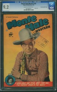 Monte Hale Western #36 (1949) CGC 9.2 NM-