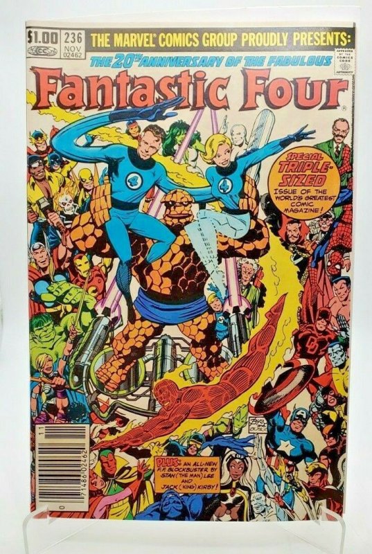 Fantastic Four #236 20th Anniversary-Marvel 1981- NM