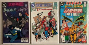 Secret Origins lot #1-50 + Annual  DC 2nd (average 6 FN) 27 diff (1986-'90)