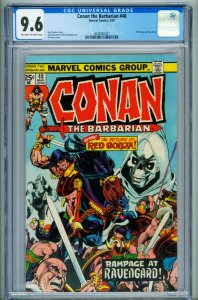 Conan The Barbarian #48  1975 - Marvel -CGC 9.6 - Comic Book-4048260007