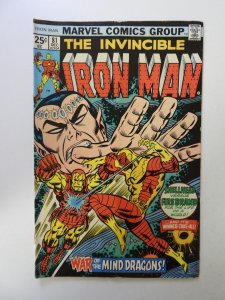 Iron Man #81 (1975) VG+ condition MVS intact subscription crease