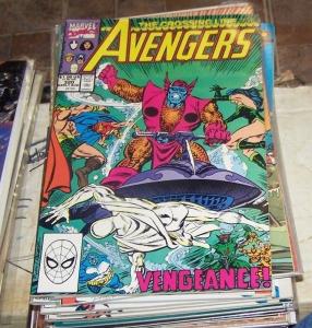 Avengers # 320 1990, Marvel atlantis quasar cap vision hercules eternals