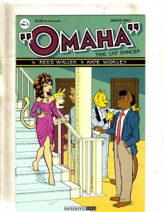 Lot Of 10 Omaha Kitchen Sink Comic Books # 19 20 1 2 3 3 4 1 2 Interview #59 JF1