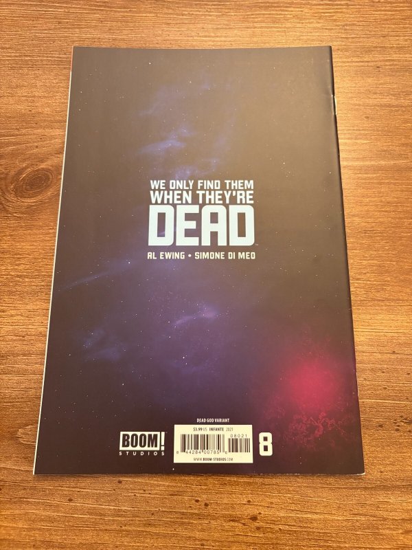 We Only Find Them When They're Dead # 8 NM Variant Cover Boom Comic Book 14 J374