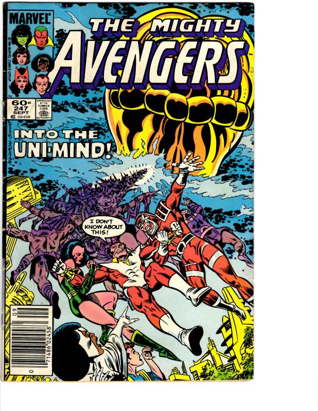 7 The Mighty Avengers Marvel Comic Books # 246 247 248 249 250 251 252 Thor BH6