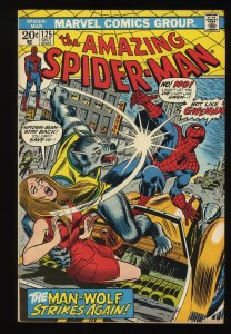 Amazing Spider-Man #125 2nd Appearance Man-Wolf!